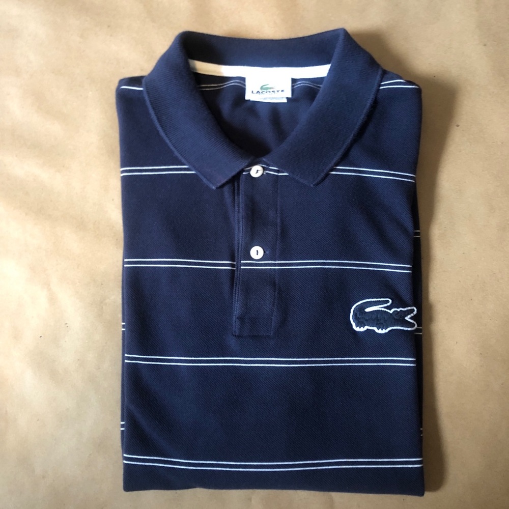 Men’s Lacoste Shirt with Large Lacoste Logo